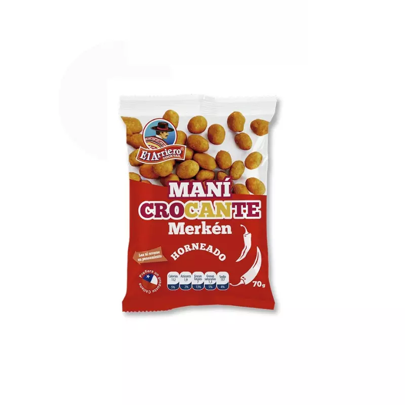Mani Crocante Merken El Arriero 70 G