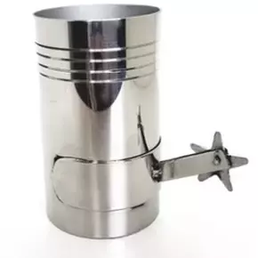 COPO INOX REDONDO COM ESPORO