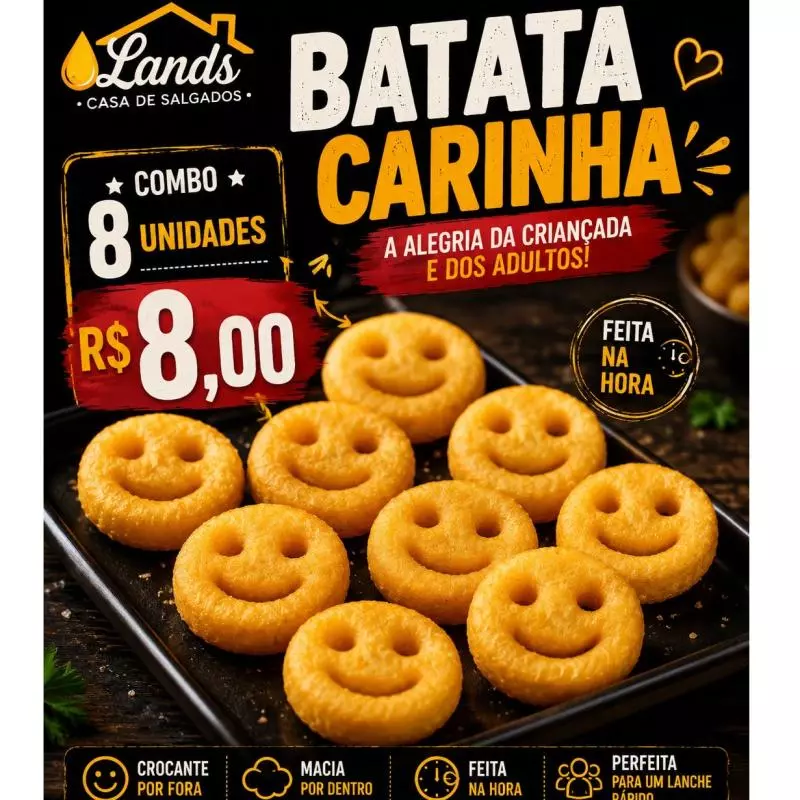 8 Batata Carinhas