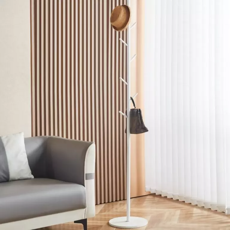 Perchero metalico sur Blanco