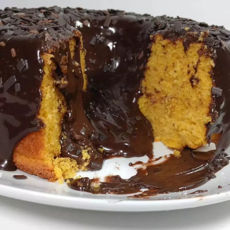 Bolo Artesanal com Creme