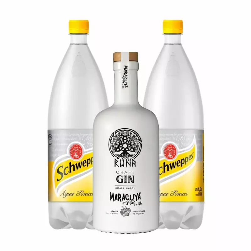 Combo Gin Runa Maracuyá y Miel