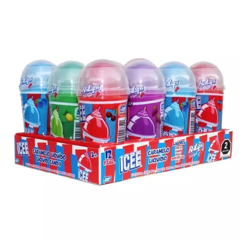 Caramelo líquido surtido x 12 unidad