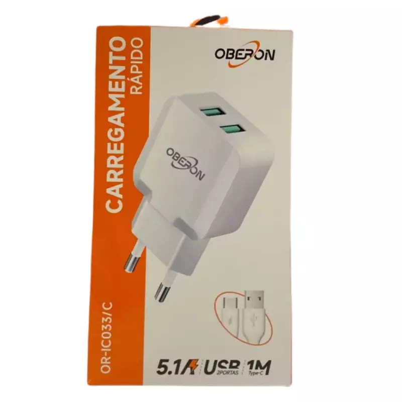 CARREGADOR OBERON TIPO-C OR-IC033/C