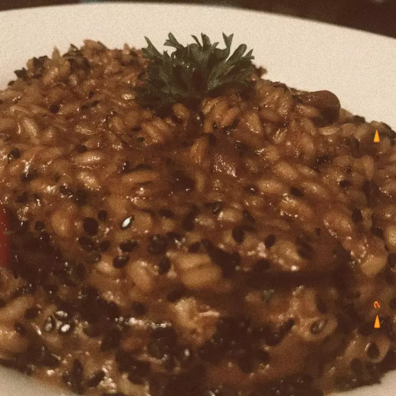 Risoto de cogumelos