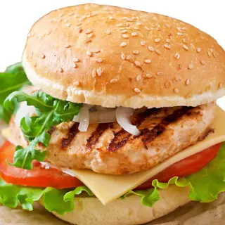 Hamburguesa de Filete de Pollo