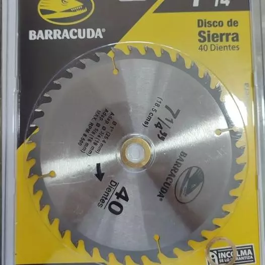 🧰Disco sierra 7 1/4" 40 dientes🧰