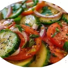 PEPINO, JITOMATE Y CEBOLLA