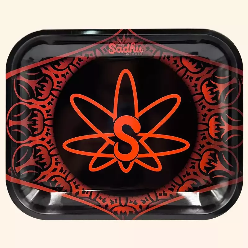 Bandeja G Sadhu Logo Preto Laranja