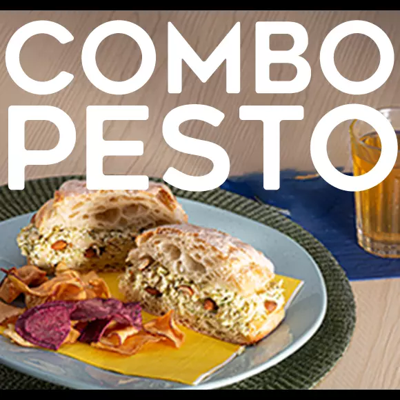Combo Sanduba Cheese Pesto Frango