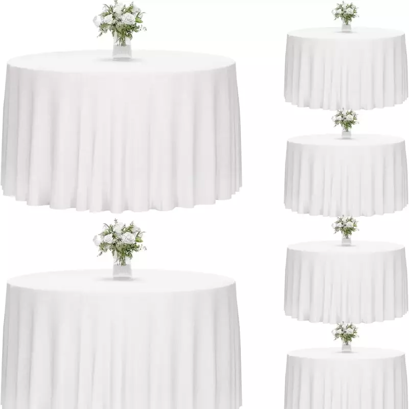 Manteles Blancos redondos 120 inches