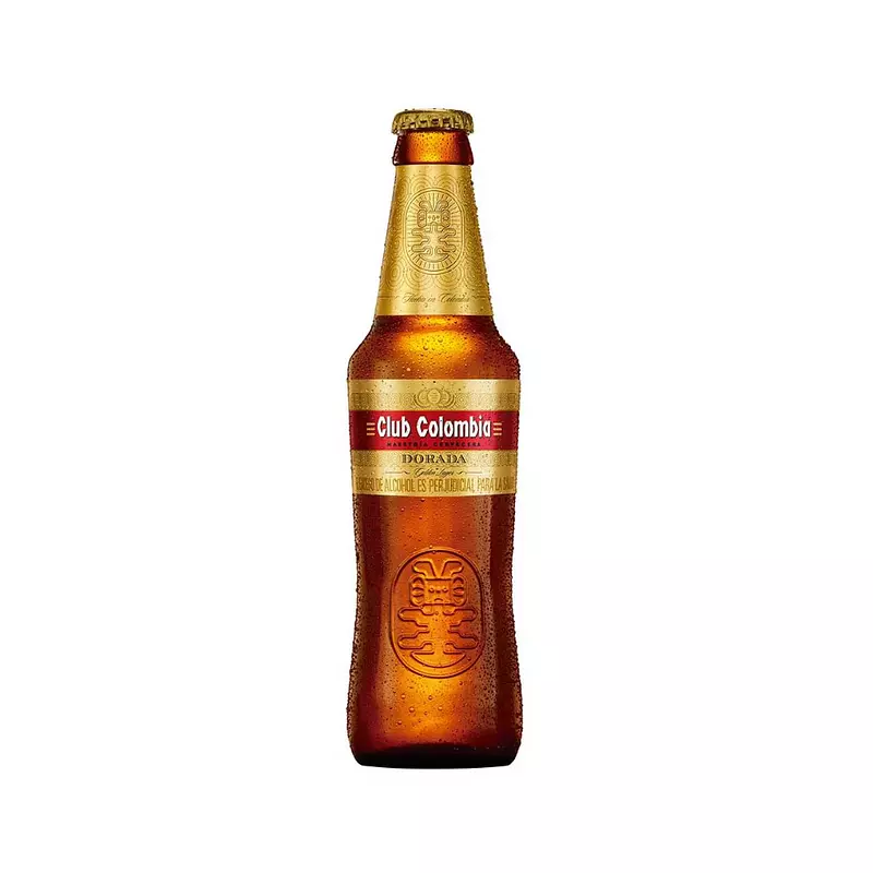 CERVEZA CLUB COLOMBIA DORADA