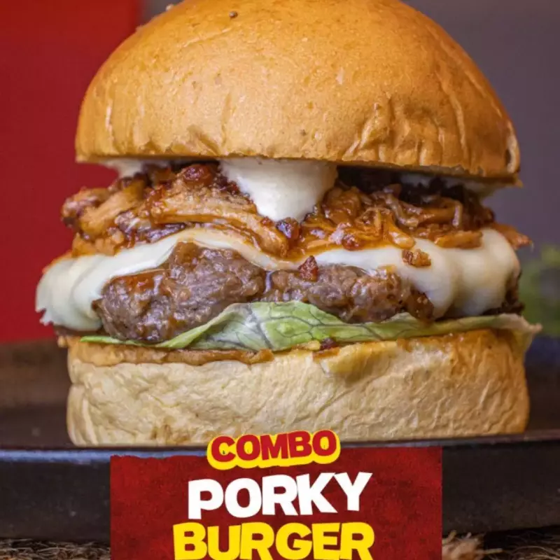 Combo Hamburguesa Porky Buger