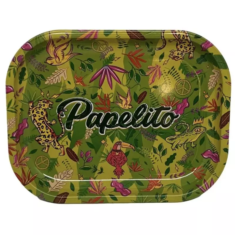 Bandeja Papelito Fauna Flora Verde