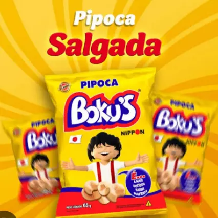 Pipoca bokus de 65g 🍿😋