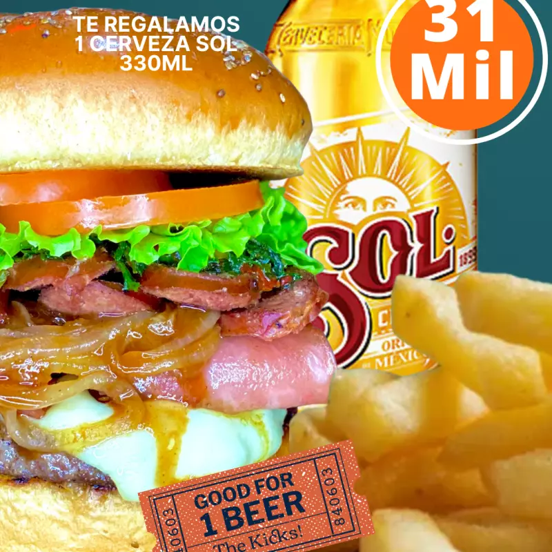 COMBO BURGUE #1