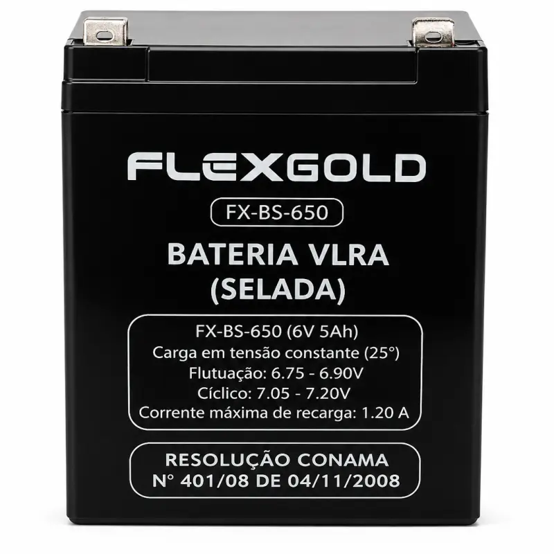 BATERIA SELADA 6V 5Ah FX-BS-650