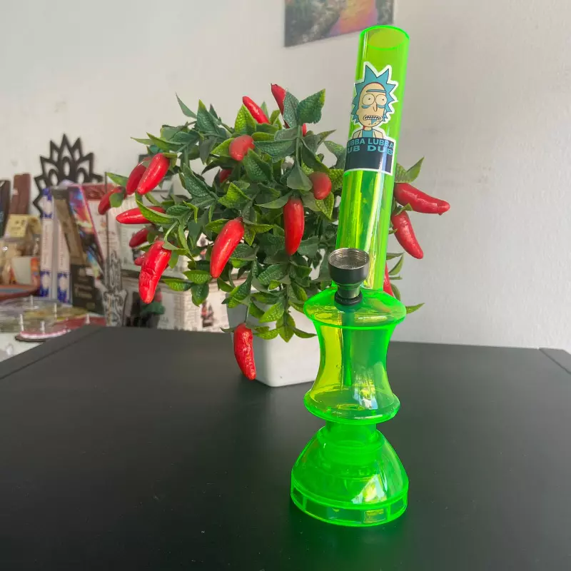 Bong Acrilico Medio Com Dichavador