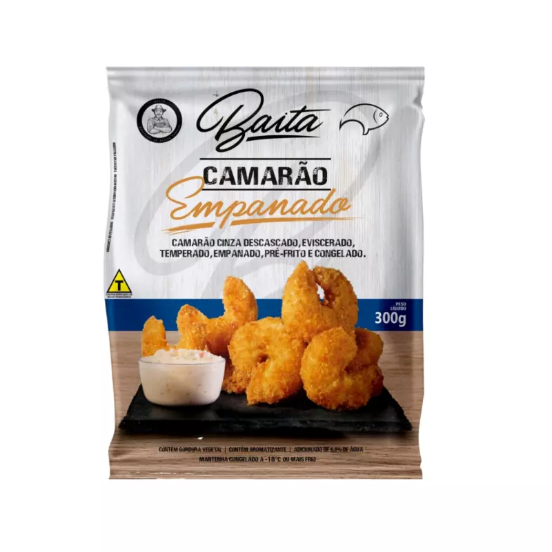 Camarão Empanado