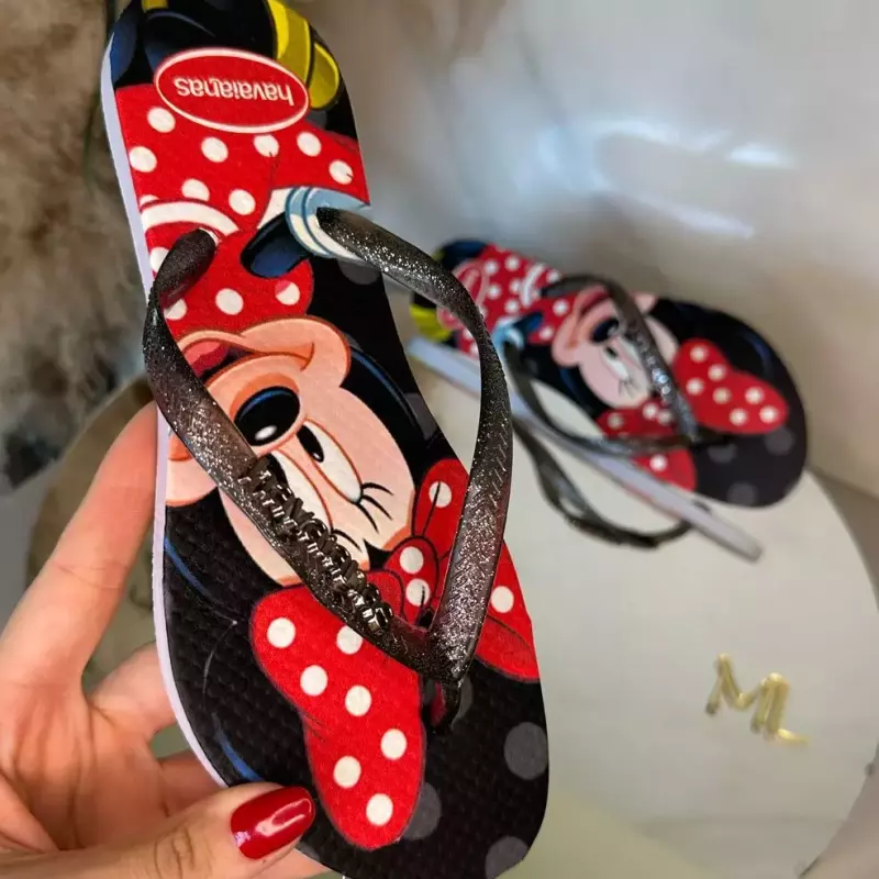 Fem transfer minie preta laço verm