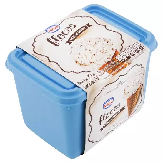 Sorvete Nestlé flocos 1,5L