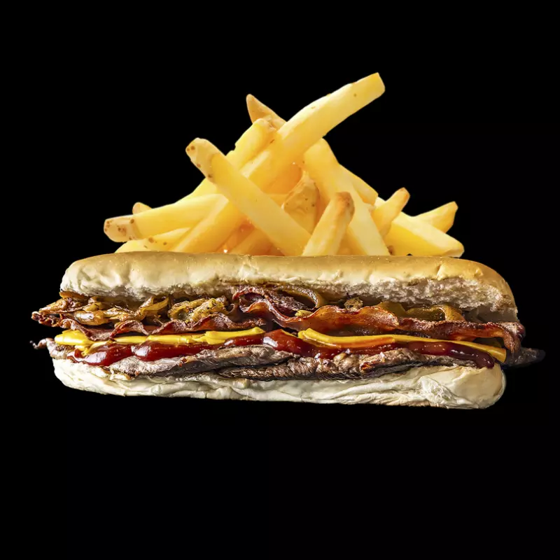 Lomito Caramel + Papas Fritas