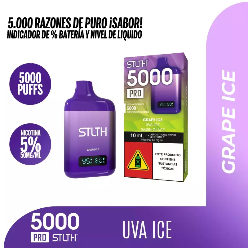 GRAPE ICE 🍇❄️ (5.000 PUFFS)