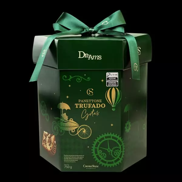 Panettone Trufado Gotas 750g