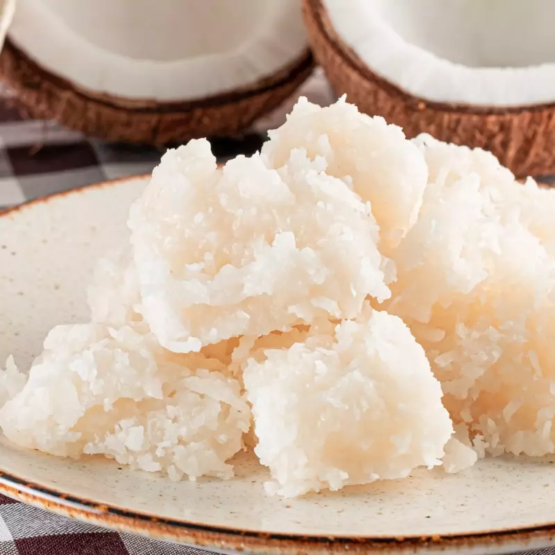 Cocada quebra-queixo branca diet