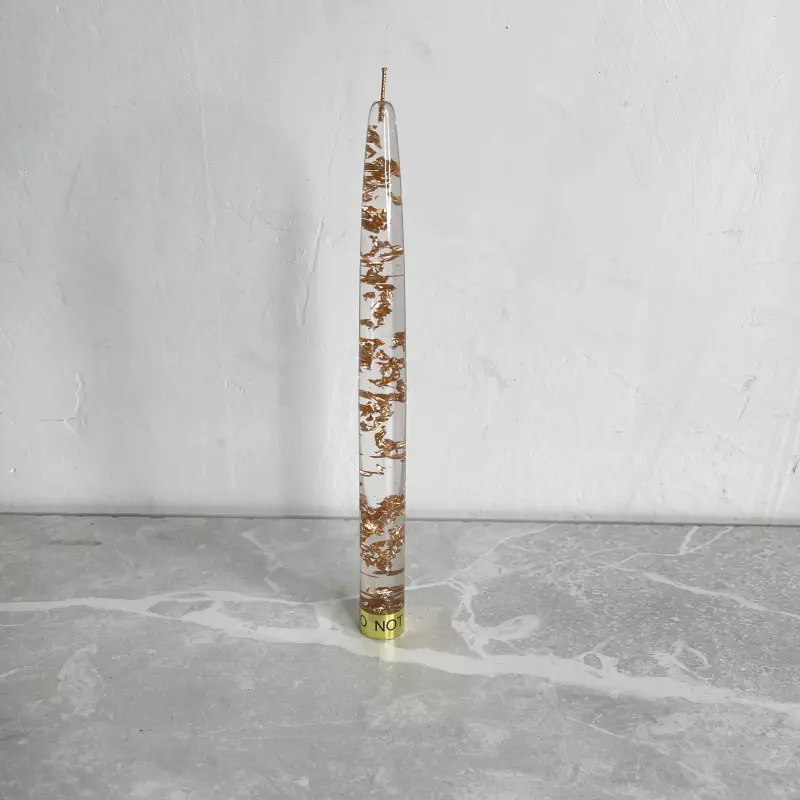 VELA ACRÍLICA ORO ROSA REF BJ-808-3