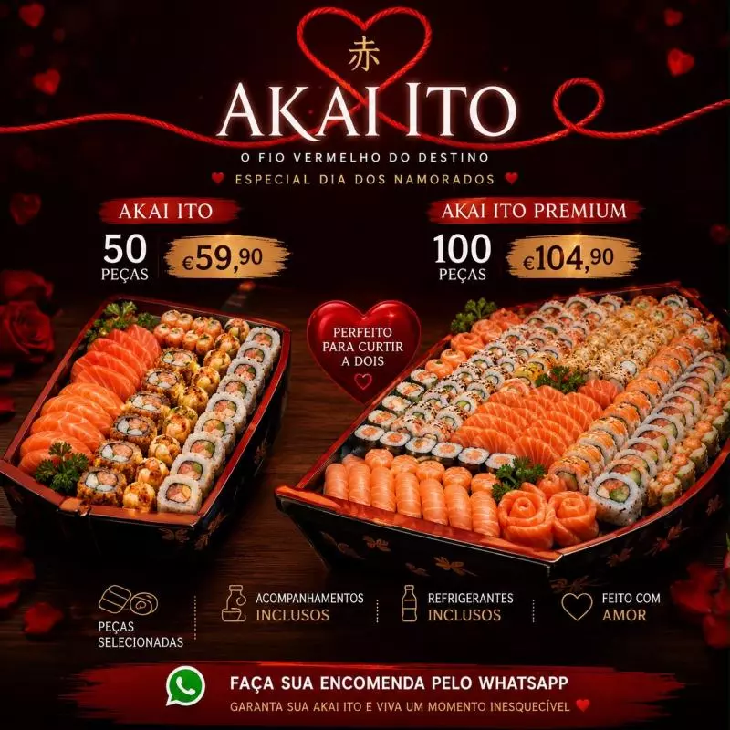Akai Ito Premium Dias dos Namorados