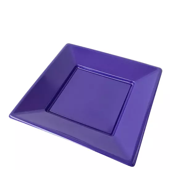 Platos cuadrados N7 10und