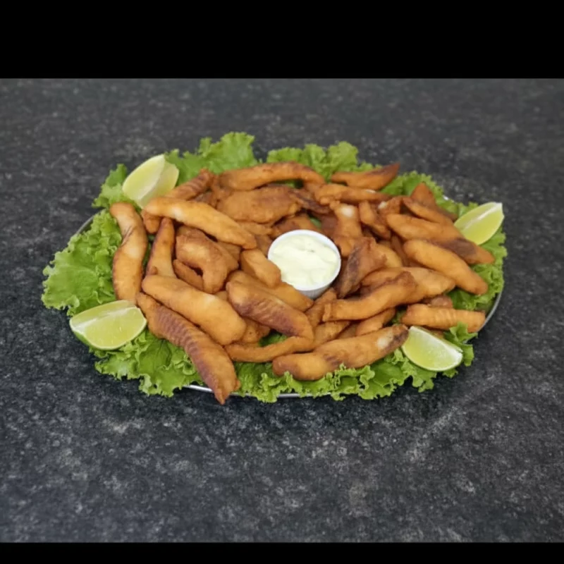 Porção de filé de tilapia