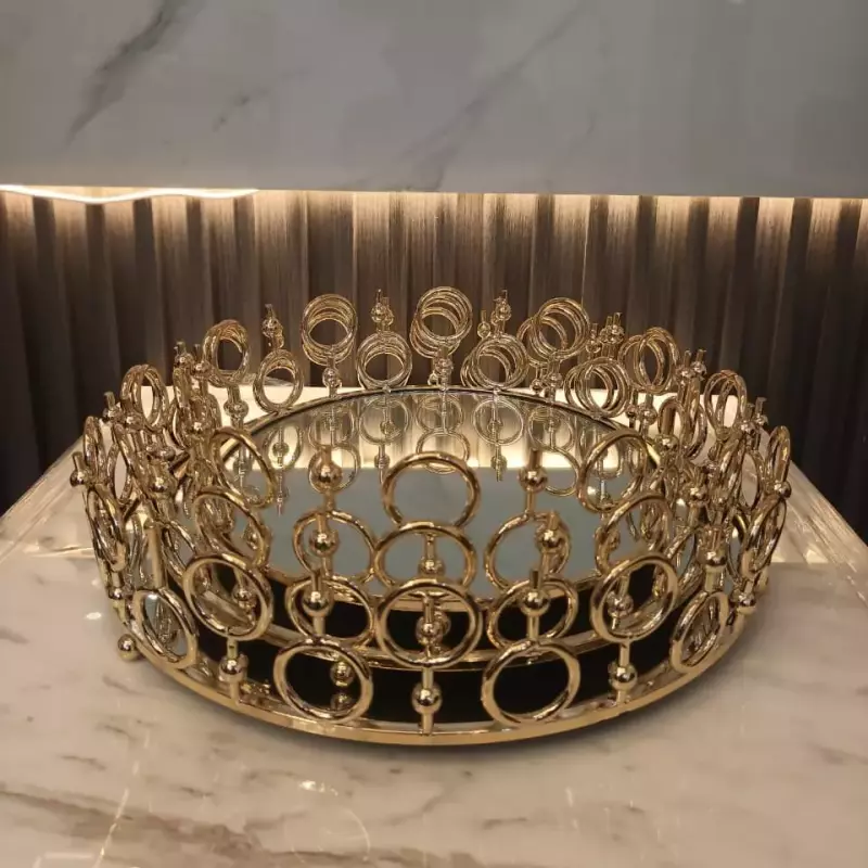 BANDEJA DORADA JX-662