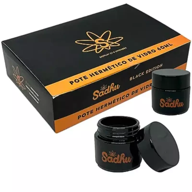 KIT C/6 POTES HERMÉTICO 60ML SADHU