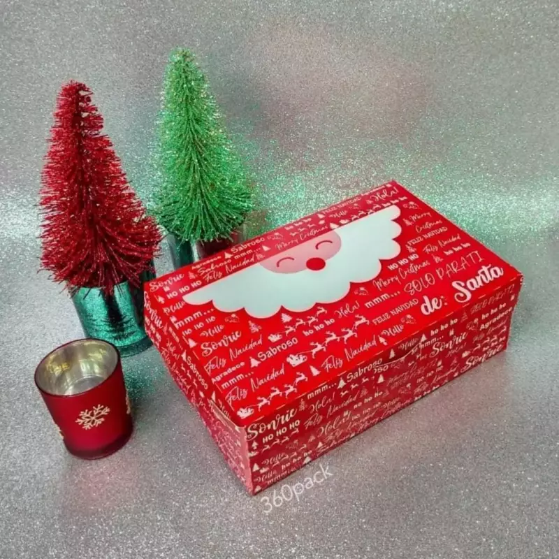 Cajas Navidad Santa