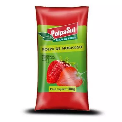 Polpa de Morango 100g POLPASUL