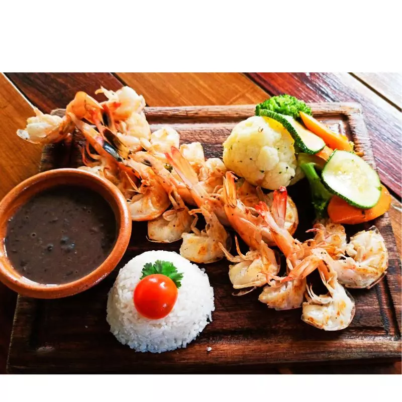 Camarones a la plancha / Grilled shr