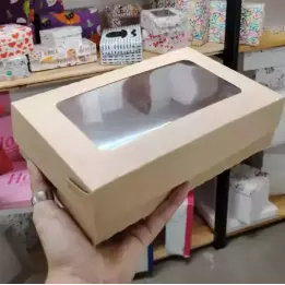 CAJAS KRAFT CON ACETATO