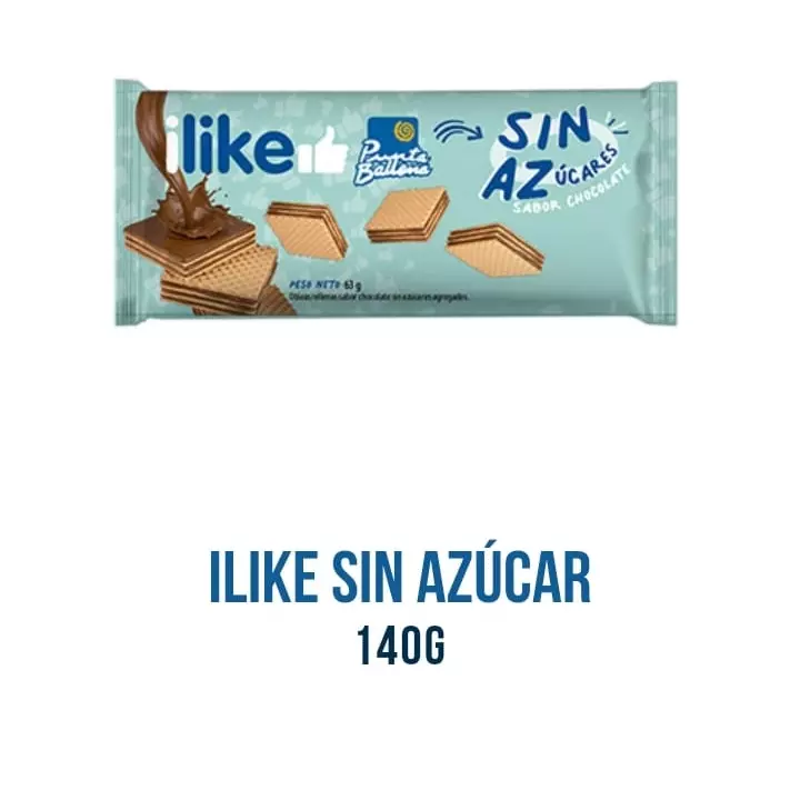 OBLEAS ILIKE SIN AZUCAR X 140g