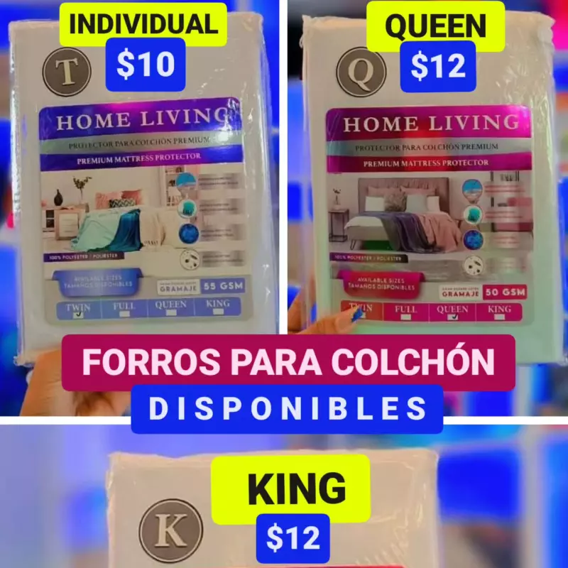 Forros de colchón impermeable