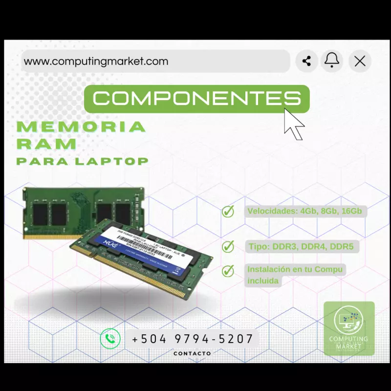 Memoria RAM DDR3 y DDR4
