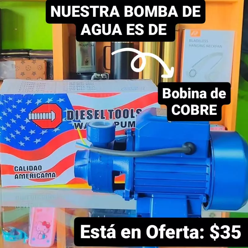 Bomba de agua. 1/2Hp