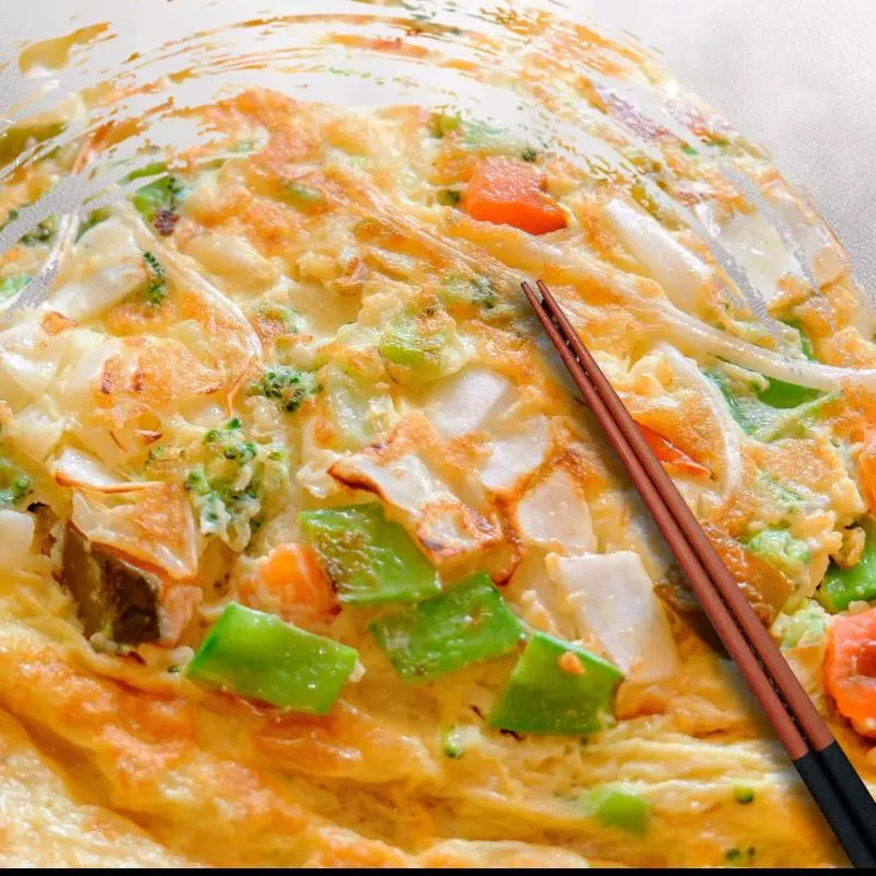 M27-Tortilla de verduras + chaufa