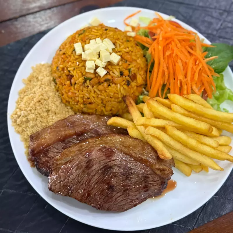 BAIÃO DE DOIS C/ PICANHA GRILL IND.
