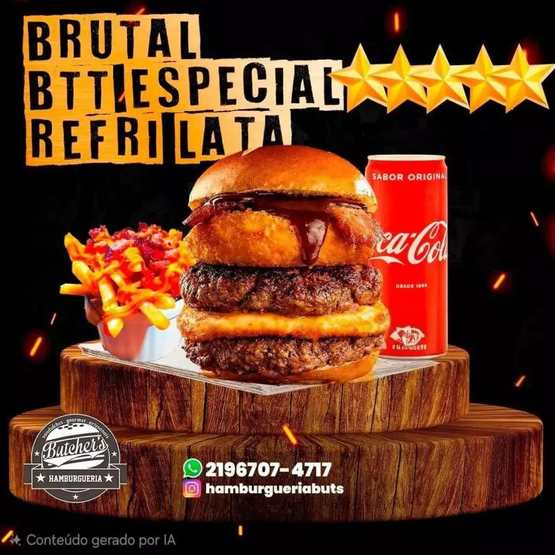 Brutal, Batata Esp P, Refri Lata