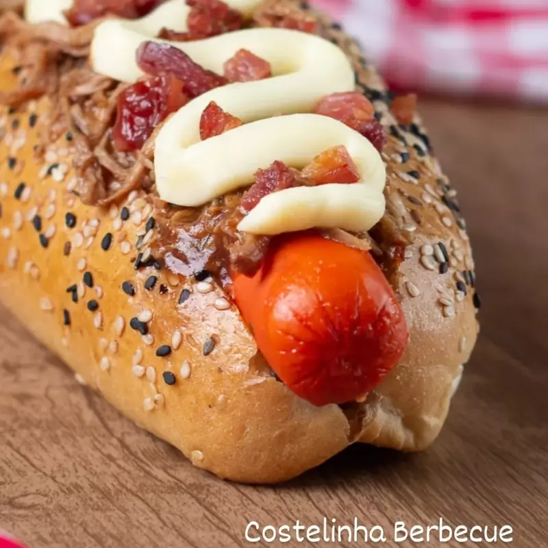 Hot Dog Costela BBQ