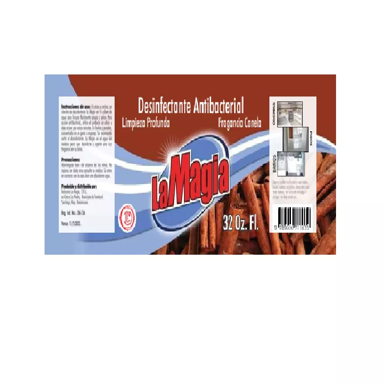 R10032-DESINF LA MAGIA CANELA 8 OZ