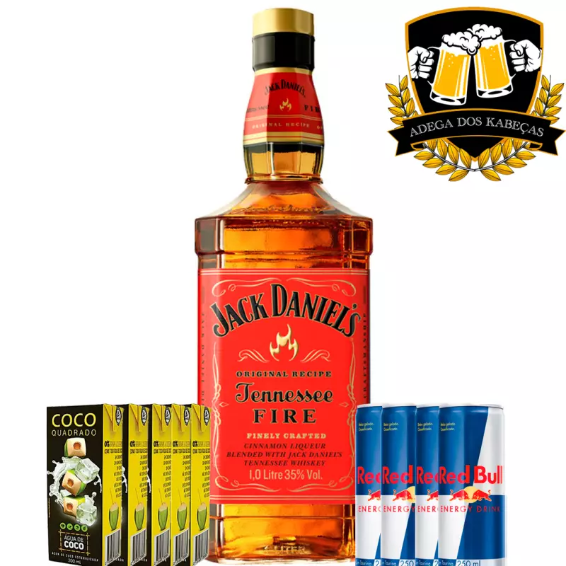 Jack Daniel´s Fire C/Red Bull
