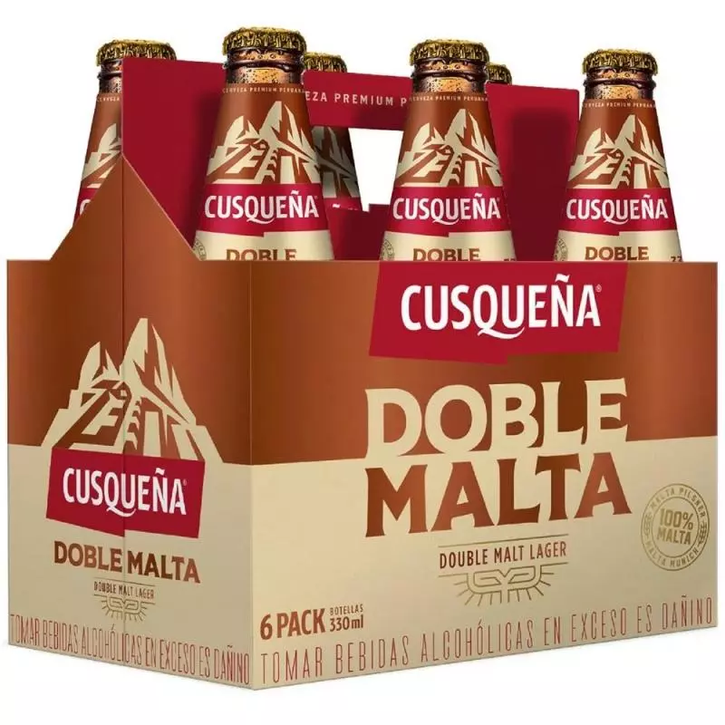 Cerveza Cusqueña Doble Malta Botella 6Pack 330ml